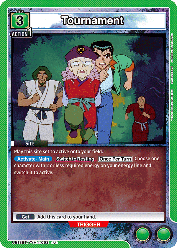Tournament (Site)(UE13BT/YYH-1-063) (U)