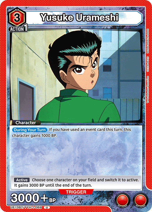 Yusuke Urameshi (Character)(UE13BT/YYH-1-069) (U)