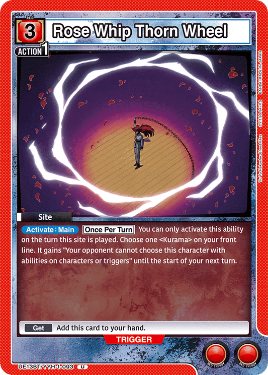 Rose Whip Thorn Wheel (Site)(UE13BT/YYH-1-093) (U)