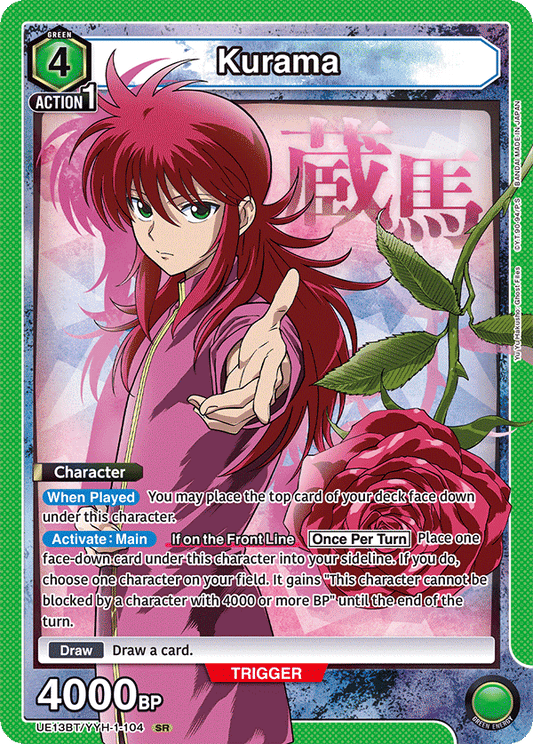 Kurama (Character)(UE13BT/YYH-1-104) (SR)