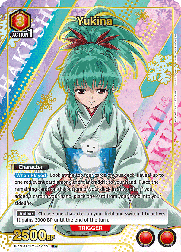 Yukina (Character)(UE13BT/YYH-1-113) (R*) (Alternate Art)