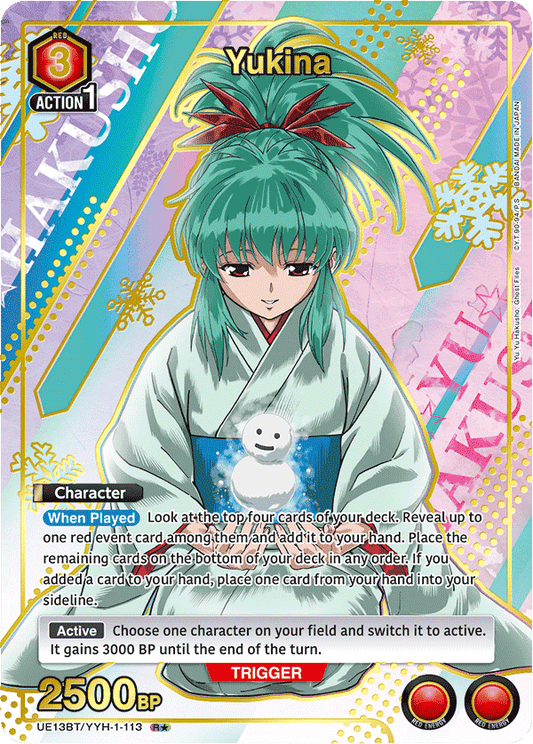 Yukina (Character)(UE13BT/YYH-1-113) (R*) (Alternate Art)