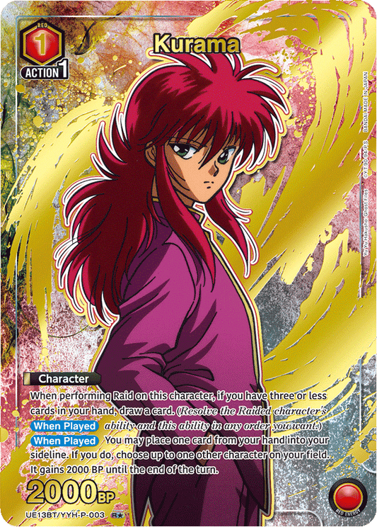 Kurama (Character)(UE13BT/YYH-P-003) (R*) (Alternate Art)