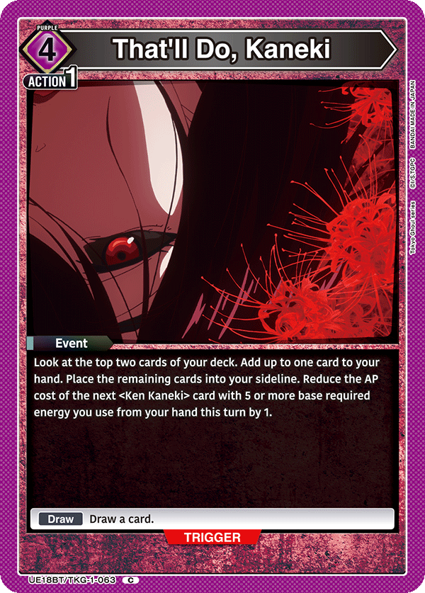 That'll Do, Kaneki (Event) (UE18BT/TKG-1-063) (C)