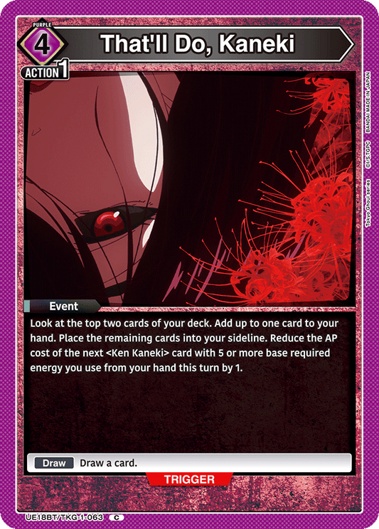 That'll Do, Kaneki (Event) (UE18BT/TKG-1-063) (C)