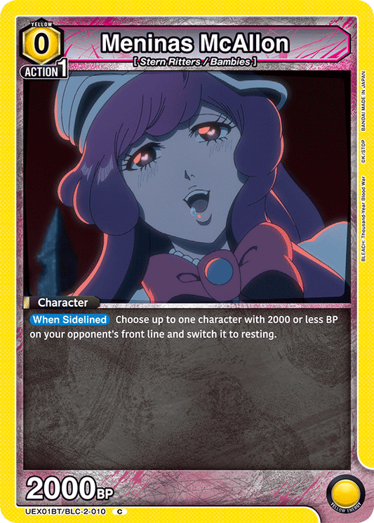 Meninas McAllon (Character) (UEX01BT/BLC-2-010) (C)