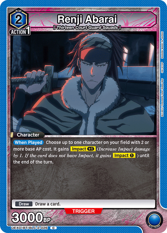 Renji Abarai (Character) (UEX01BT/BLC-2-026) (C)