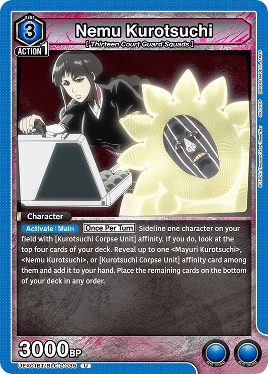 Nemu Kurotsuchi (Character) (UEX01BT/BLC-2-035) (C)