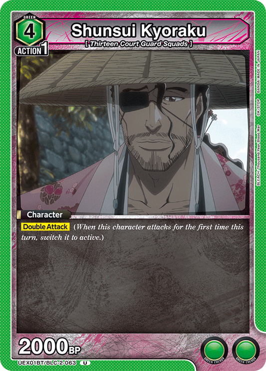Shunsui Kyoraku (Character) (UEX01BT/BLC-2-063) (U)