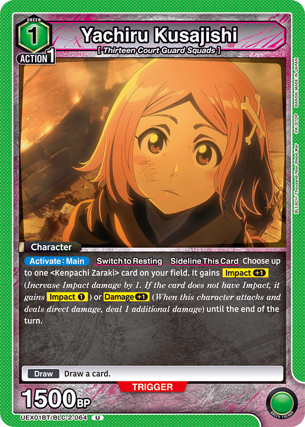 Yachiru Kusajishi (Character) (UEX01BT/BLC-2-064) (U)