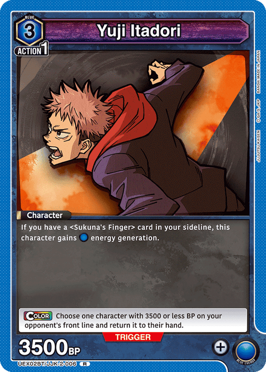 Yuji Itadori (Character) (UEX02BT/JJK-2-006) (R)