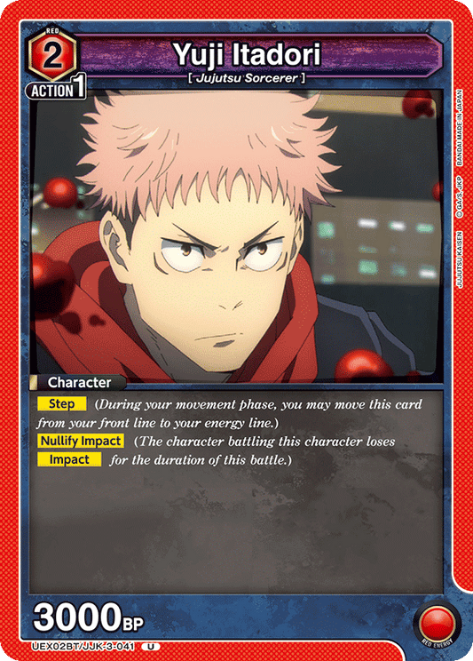Yuji Itadori (Character) (UEX02BT/JJK-3-041) (U)