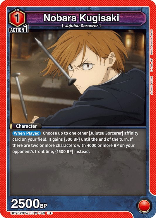 Nobara Kugisaki (Character) (UEX02BT/JJK-3-048) (U)