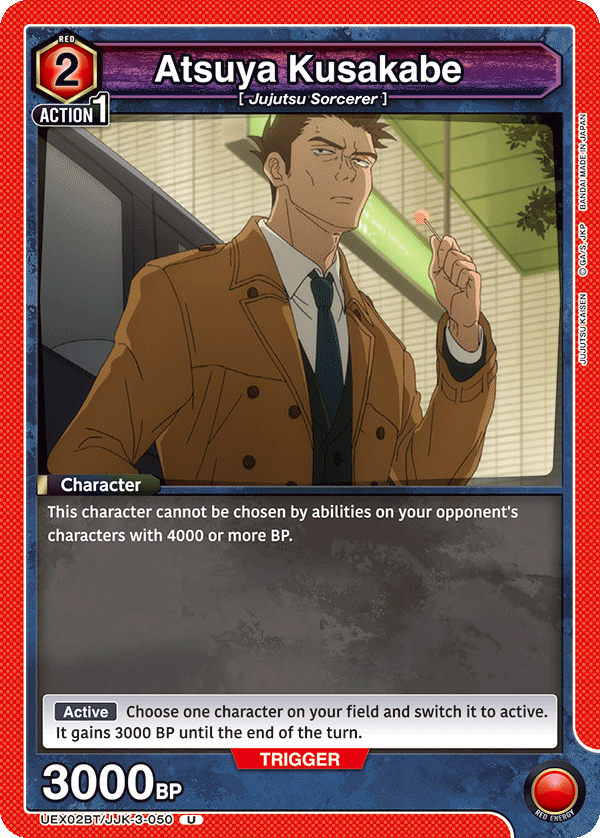Atsuya Kusakabe (Character) (UEX02BT/JJK-3-050) (U)