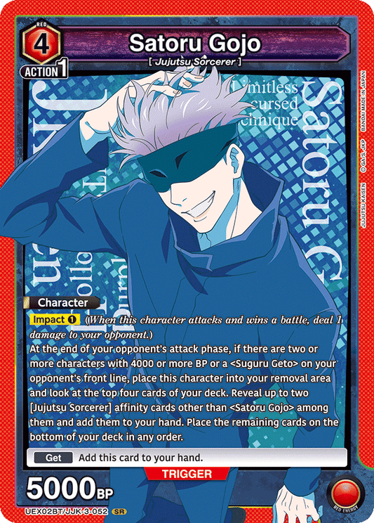 Satoru Gojo (Character) (UEX02BT/JJK-3-052) (SR)