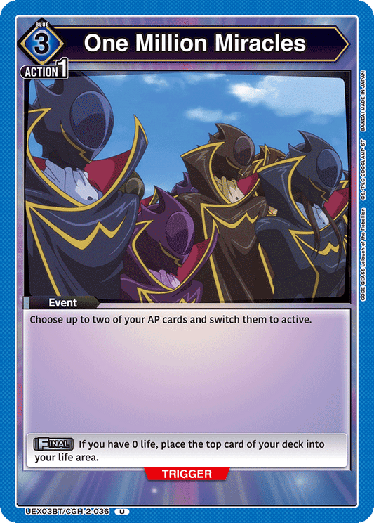 One Million Miracles (Event) (UEX03BT/CGH-2-036) (U)