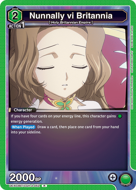 Nunnally vi Britannia (Character) (UEX03BT/CGH-2-052) (R)