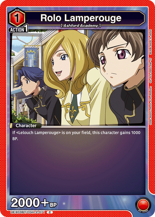 Rolo Lamperouge (Character) (UEX03BT/CGH-2-071) (C)