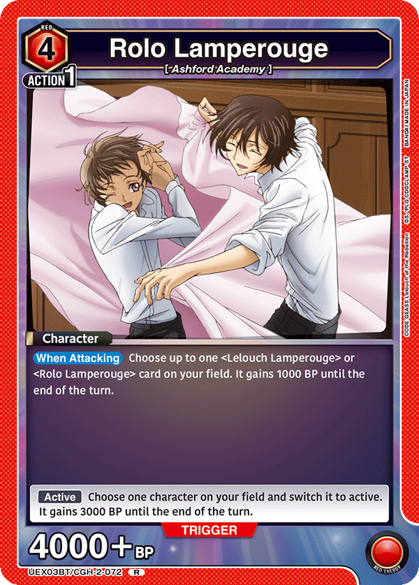 Rolo Lamperouge (Character) (UEX03BT/CGH-2-072) (R)