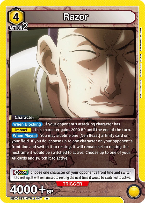Razor (Character) (UEX04BT/HTR-2-007) (R)