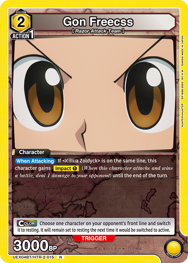 Gon Freecss (Character) (UEX04BT/HTR-2-015) (R)
