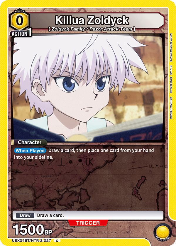 Killua Zoldyck (Character) (UEX04BT/HTR-2-027) (C)