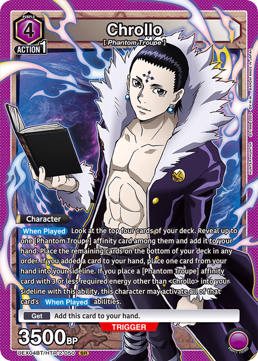 Chrollo (Character) (UEX04BT/HTR-2-050) (SR)