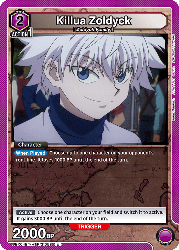 Killua Zoldyck (Character) (UEX04BT/HTR-2-058) (U)