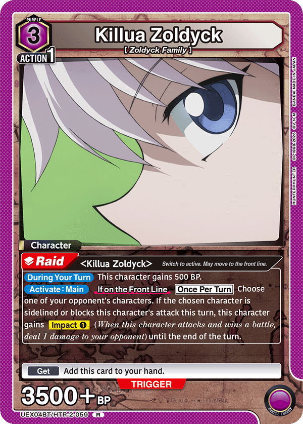 Killua Zoldyck (Character) (UEX04BT/HTR-2-059) (R)