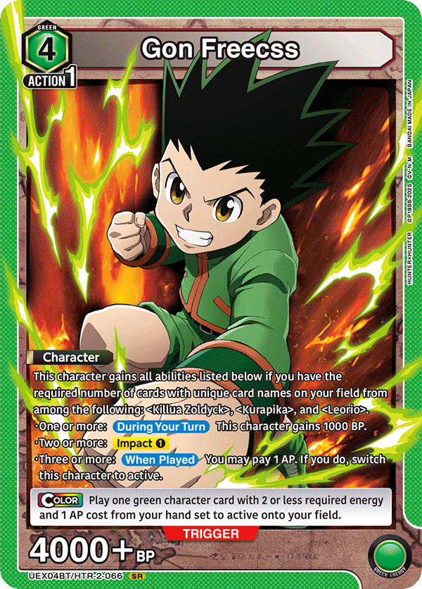 Gon Freecss (Character) (UEX04BT/HTR-2-066) (SR)