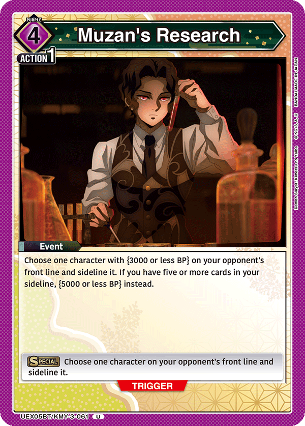 Muzan's Research (Event) (UEX05BT/KMY-3-061) (U)