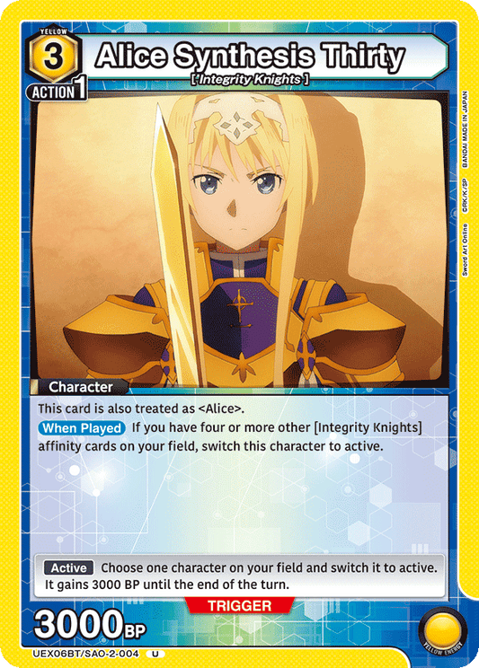 Alice Synthesis Thirty (Character) (UEX06BT/SAO-2-004) (U)