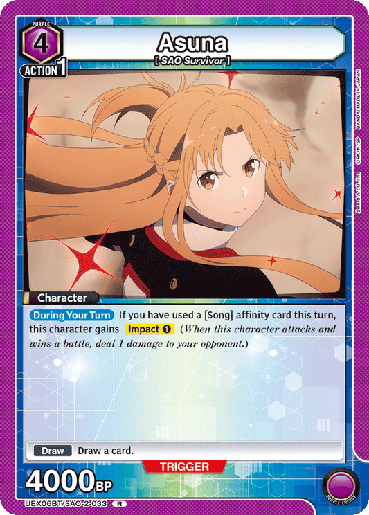 Asuna (Character) (UEX06BT/SAO-2-033) (R)