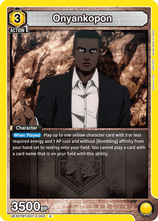Onyankopon (Character) (UEX07BT/AOT-2-002) (UC)