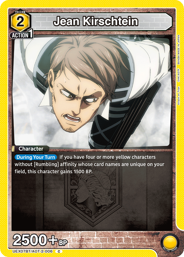 Jean Kirschtein (Character) (UEX07BT/AOT-2-006) (C)