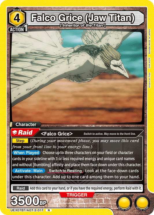 Falco Grice (Jaw Titan) (Character) (UEX07BT/AOT-2-017) (R)