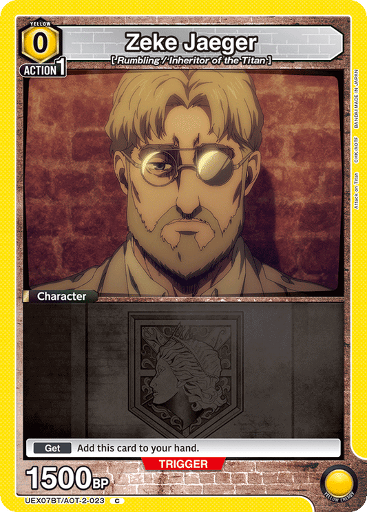 Zeke Jaeger (Character) (UEX07BT/AOT-2-023) (C)