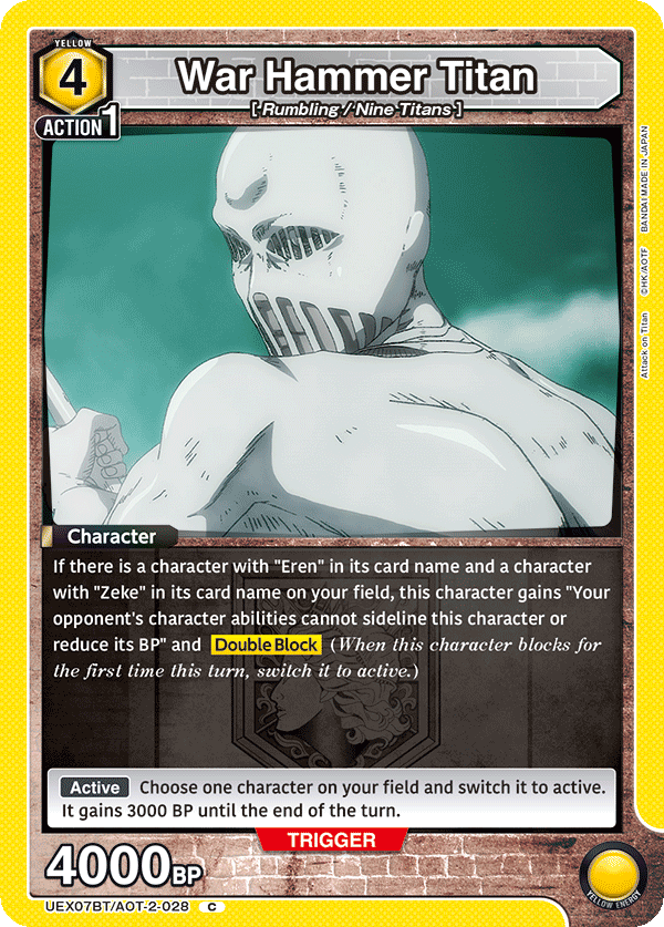 War Hammer Titan (Character) (UEX07BT/AOT-2-028) (C)