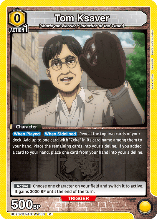 Tom Ksaver (Character) (UEX07BT/AOT-2-030) (C)