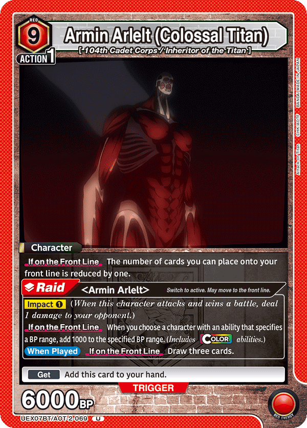 Armin Arlelt (Colossal Titan) (Character) (UEX07BT/AOT-2-069) (UC)