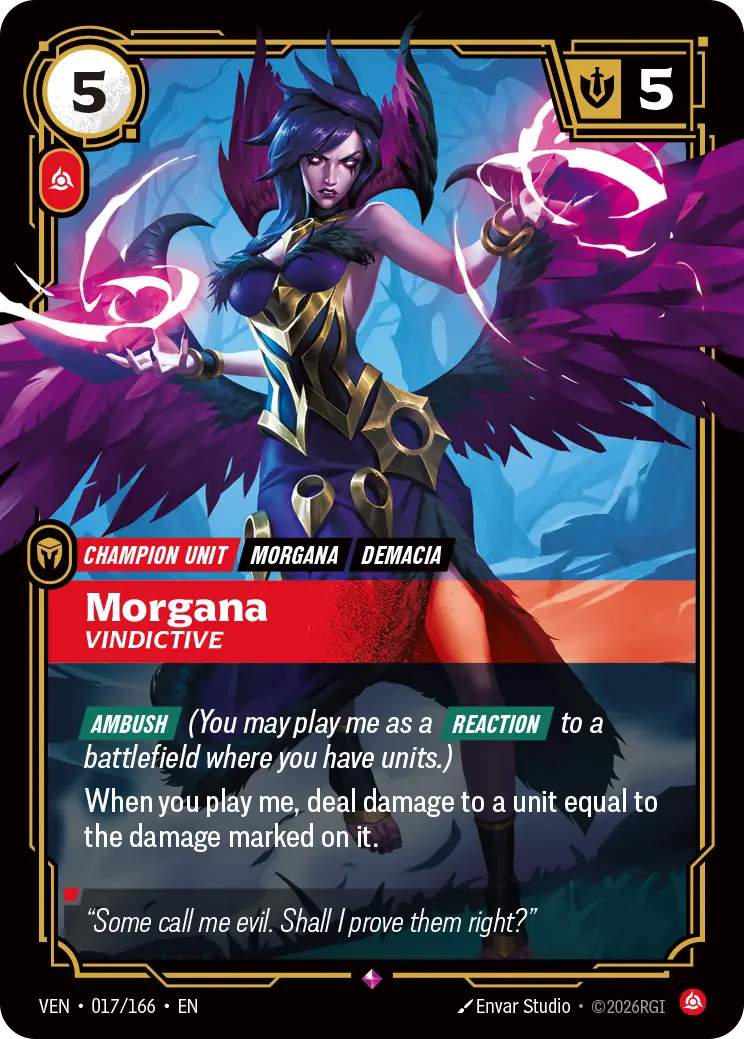 Morgana, Vindictive (Unit) (VEN-017/166) (R)