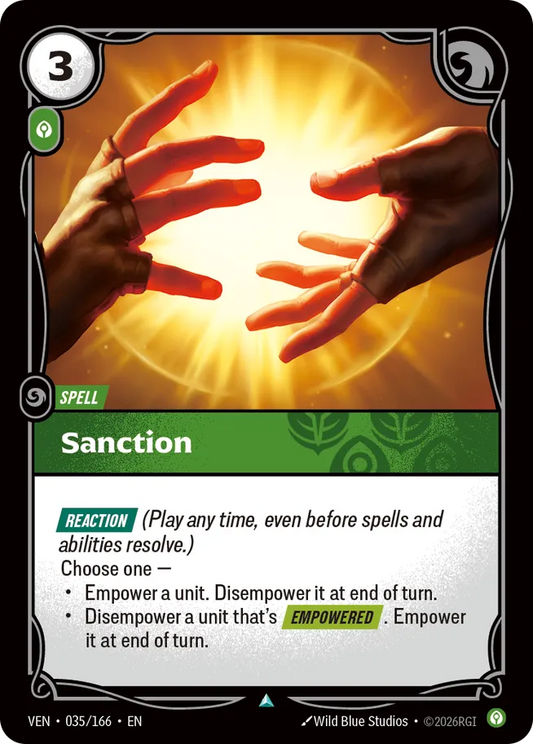 Sanction (Spell) (VEN-035/166) (U)