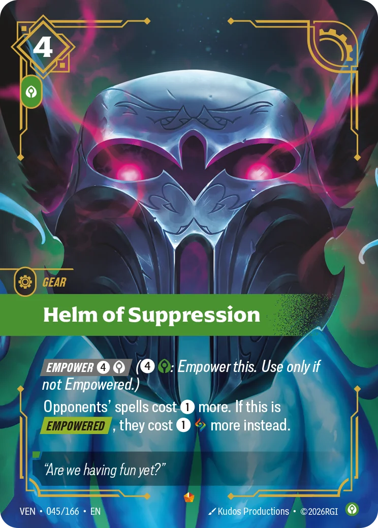 Helm of Suppression (Gear) (VEN-045/166) (E)