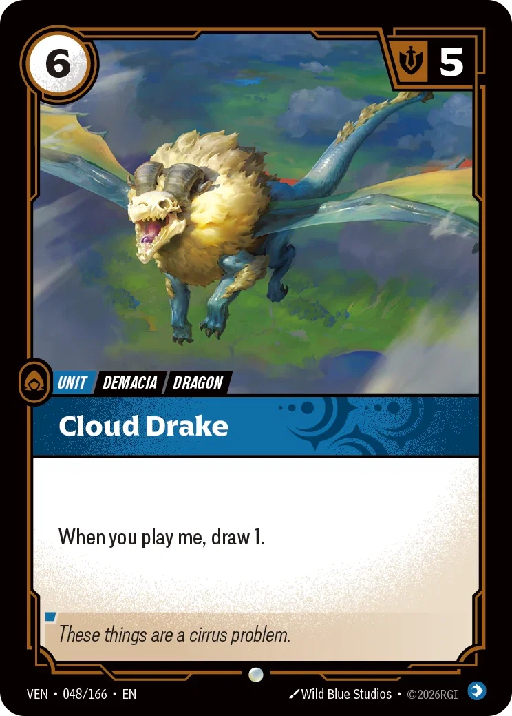 Cloud Drake (Unit) (VEN-048/166) (C)