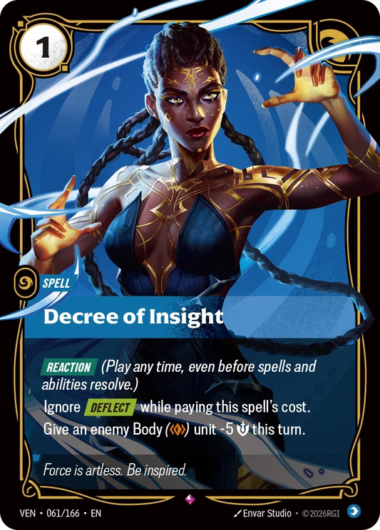 Decree of Insight (Spell) (VEN-061/166) (R)