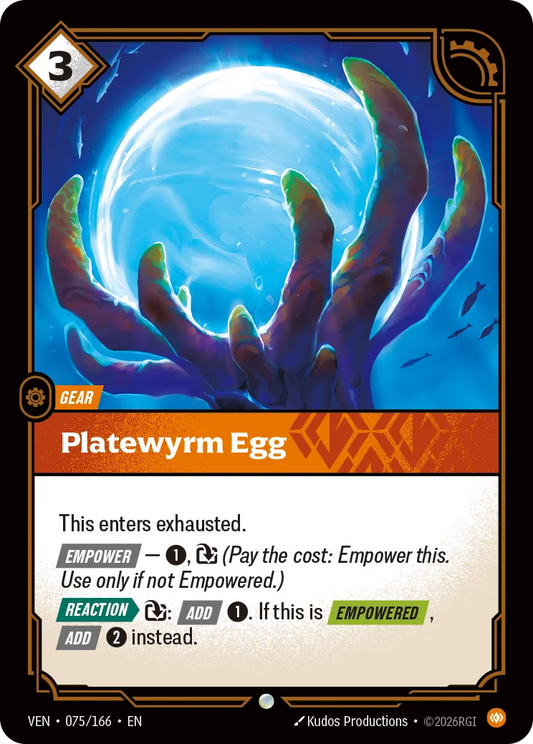 Platewyrm Egg (Gear) (VEN-075/166) (C)