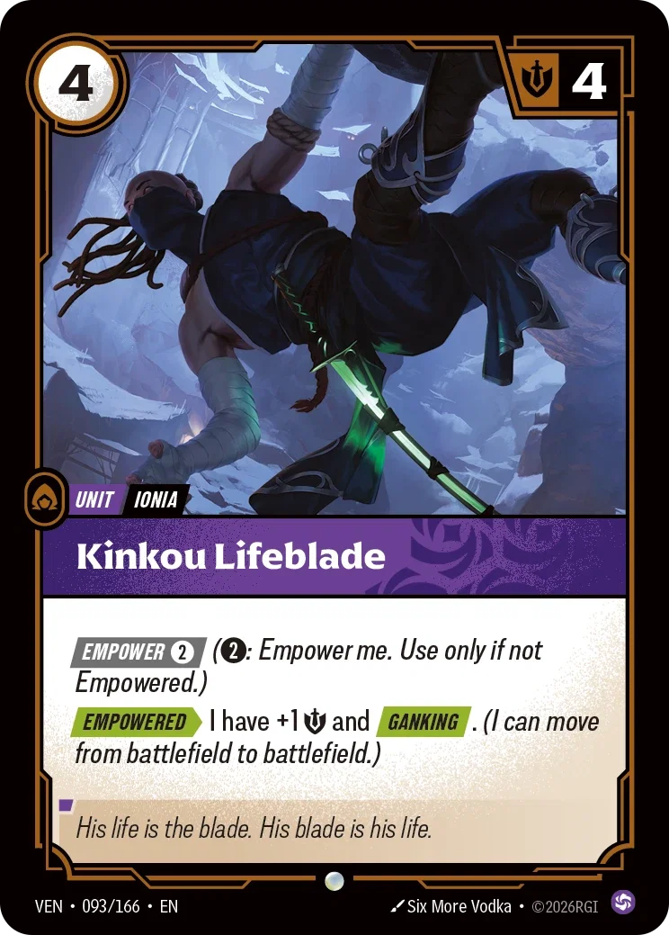 Kinkou Lifeblade (Unit) (VEN-093/166) (C)