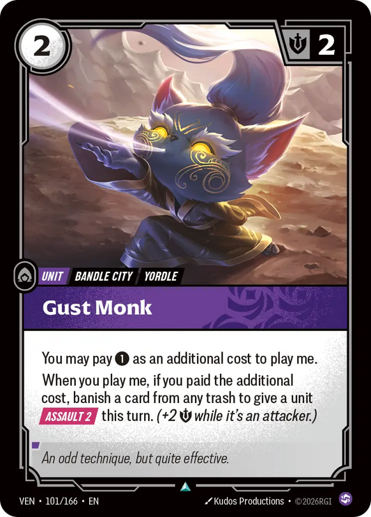 Gust Monk (Unit) (VEN-101/166) (U)