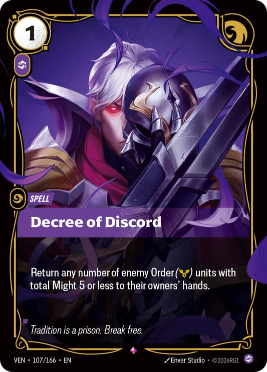 Decree of Discord (Spell) (VEN-107/166) (R)