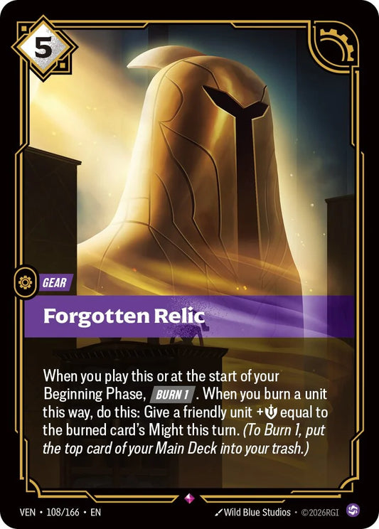 Forgotten Relic (Gear) (VEN-108/166) (R)